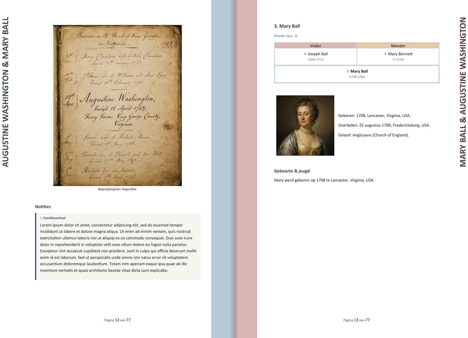 Overlijden met een persoonlijke notitie